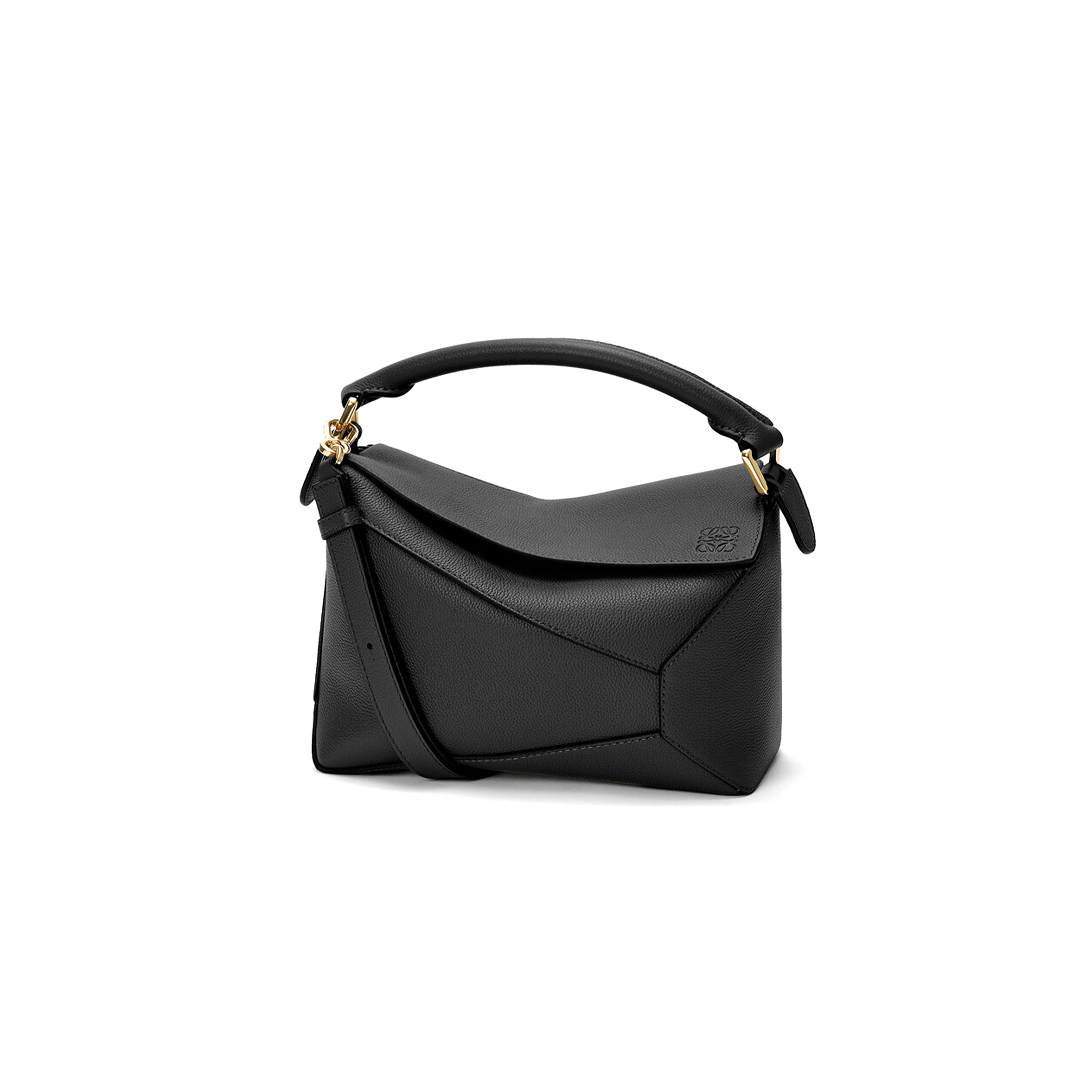 LOEWE SMALL PUZZLE EDGE BAG IN SOFT GRAINED CALFSKIN A510P60XAW (24*16.5*10.5cm)